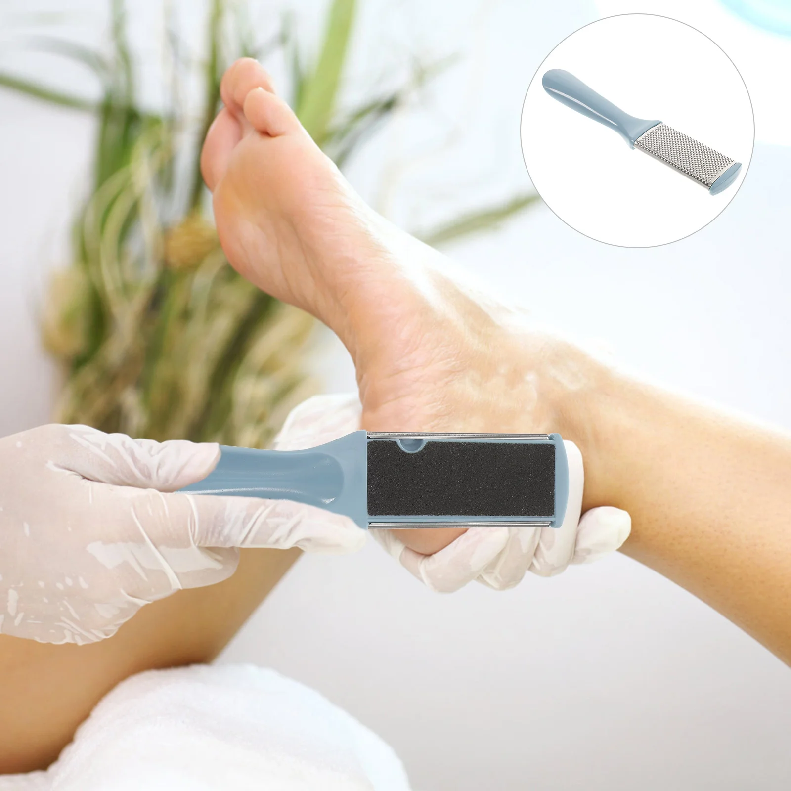 2PCS Stainless Steel Convenient Double-sided Foot Rasp Callus Remover Pedicure Rasp Exfoliating Brush Feet Rasp
2PCS Stainless Steel Convenient Double-sided Foot Rasp Callus Remover Pedicure Rasp Exfoliating Brush Feet Rasp
