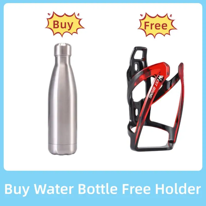 

500ml Water Bottle Double Wall Stainles Steel Thermos Bottle Keep Hot And Cold Insulated Vacuum Flask Sports Drink Bottles