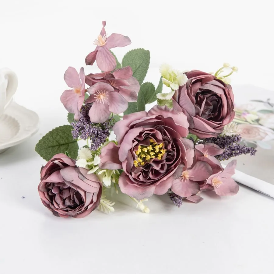 Искусственные цветы ZQCY белые гортензии и пионы
Искусственные цветы ZQCY белые гортензии и пионы