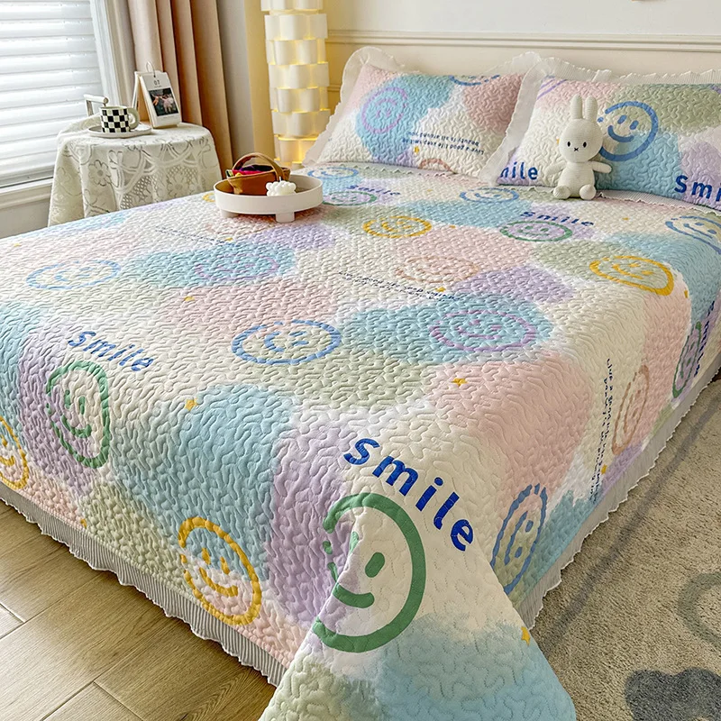 Machine Washable Bed Cover Summer Quilt Tatami Throw Blanket Bedspread Sheet Bedding Queen King Size Luxury 
Machine Washable Bed Cover Summer Quilt Tatami Throw Blanket Bedspread Sheet Bedding Queen King Size Luxury