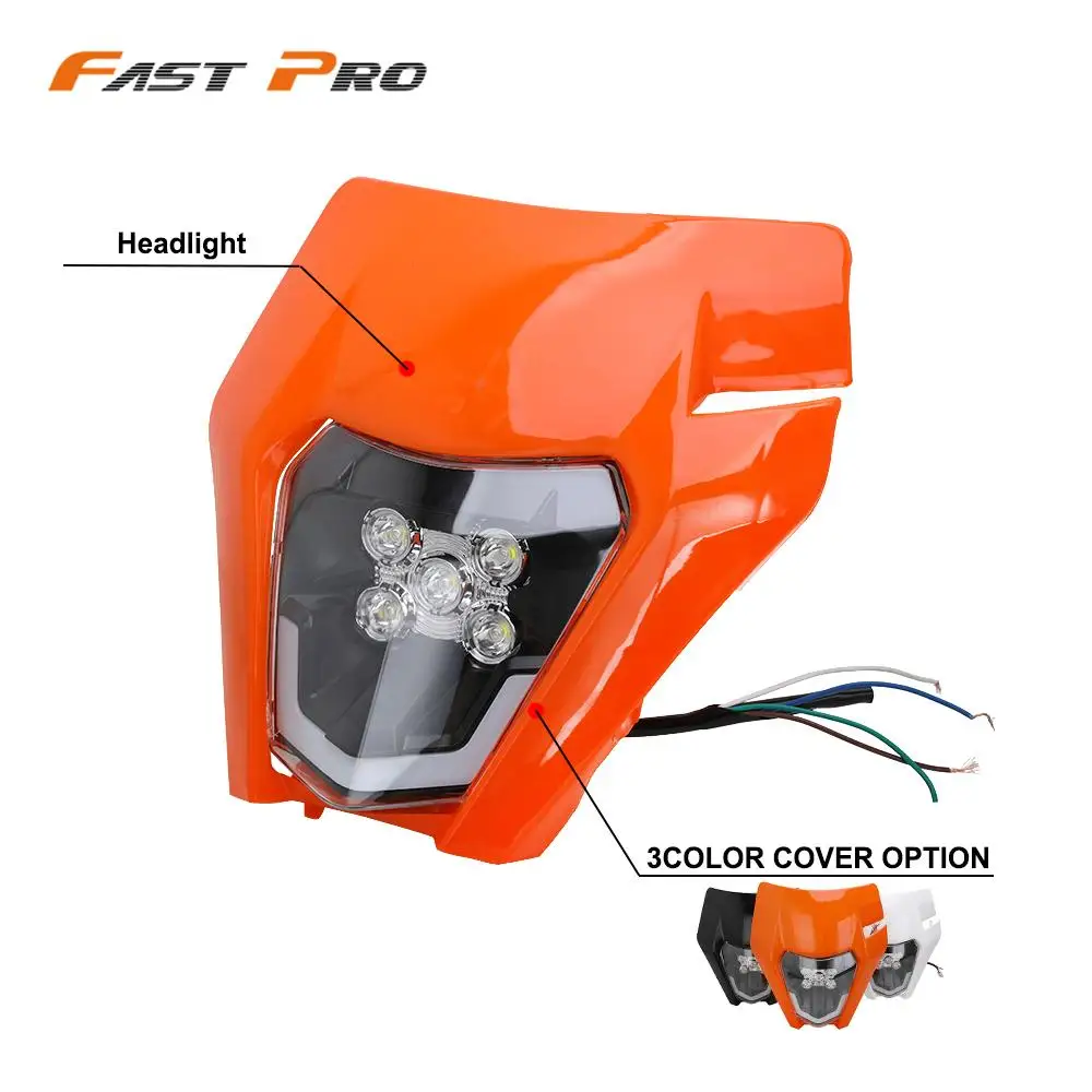 Motorcycle New LED Headlight Headlamp Head Lamp Light For KTM EXC EXCF SX SXF XC XCF XCW XCFW 125 150 250 300 350 450 530
Motorcycle New LED Headlight Headlamp Head Lamp Light For KTM EXC EXCF SX SXF XC XCF XCW XCFW 125 150 250 300 350 450 530