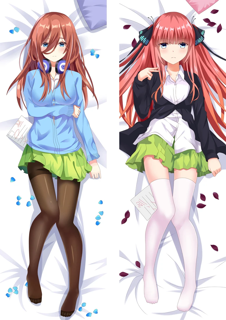 The Quintessential Quintuplets Nakano Miku Dakimakura Hugging Body Pillow Case Otaku Fullbody Pillow Cover Home Bedding Gift
The Quintessential Quintuplets Nakano Miku Dakimakura Hugging Body Pillow Case Otaku Fullbody Pillow Cover Home Bedding Gift