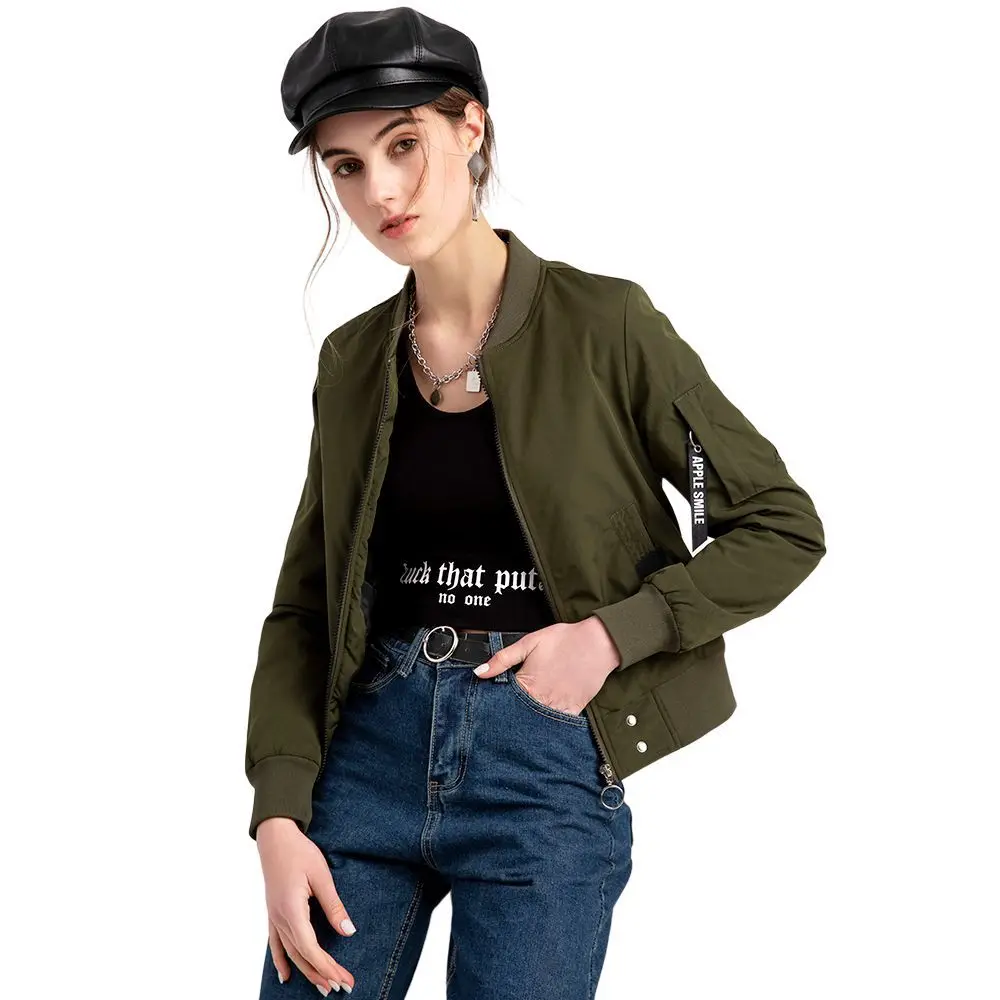 2022 New Fashion European and American Stand-up Collar Urban Casual Cotton Jacket Bomber Jacket Spring and Autumn Jacket Women
2022 New Fashion European and American Stand-up Collar Urban Casual Cotton Jacket Bomber Jacket Spring and Autumn Jacket Women