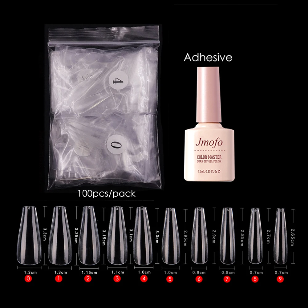 Nail Tips and Glue Gel Kit 100pcs Full Cover Nail Tips Transparent False Nails Finger Extension UV Builder Nail Tools Set
Nail Tips and Glue Gel Kit 100pcs Full Cover Nail Tips Transparent False Nails Finger Extension UV Builder Nail Tools Set