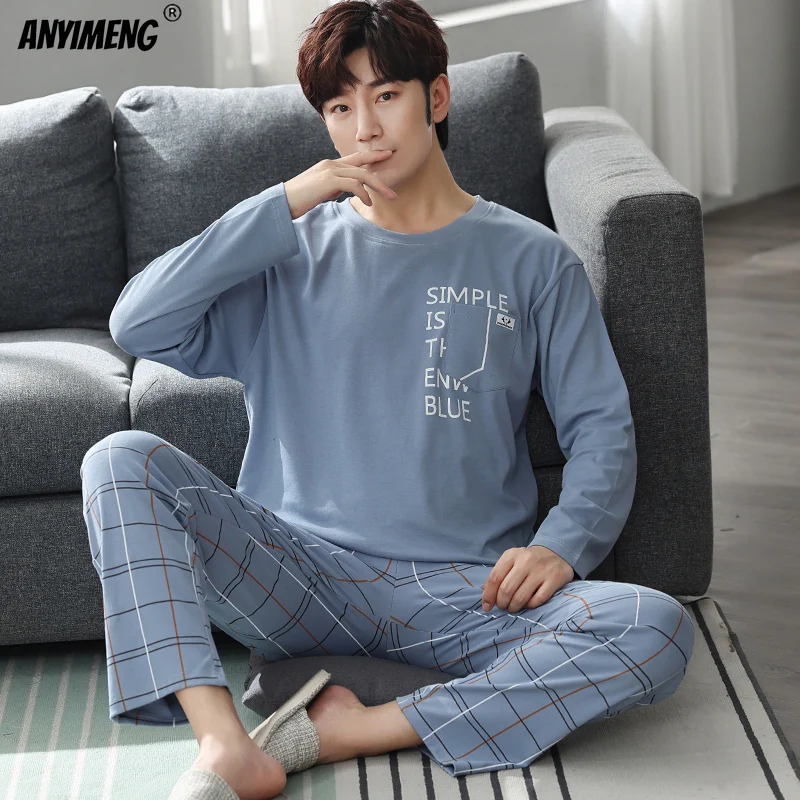 4XL Mens Pajamas Men Sleepwear Fashion Pajama Set for Boy Casual Loungewear for Man Comfortable Cotton Pijama for Gentleman
4XL Mens Pajamas Men Sleepwear Fashion Pajama Set for Boy Casual Loungewear for Man Comfortable Cotton Pijama for Gentleman