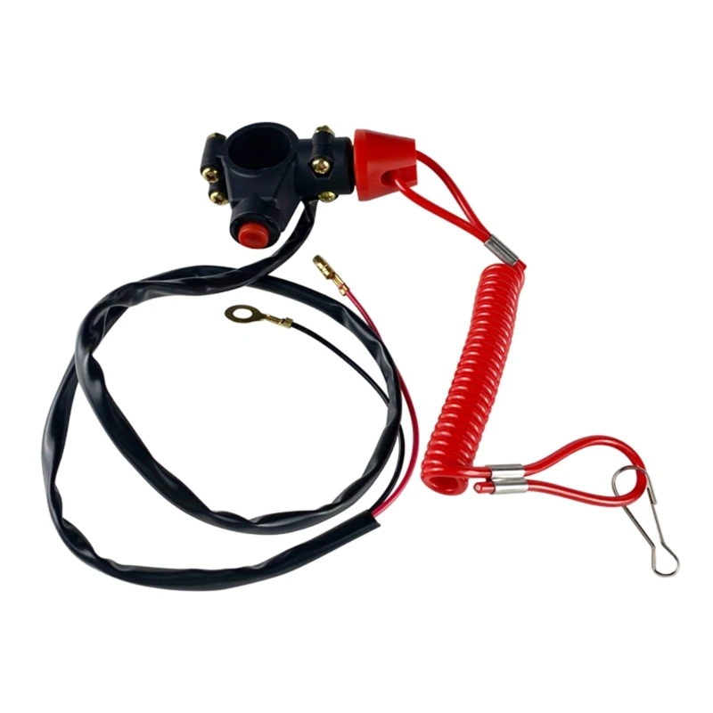 For ATV Motorcycle Dirt Pit Bike Outboard Cut Off Lawn Mowers Emergency Engine Stop Switch with Tether Lanyard Cord
For ATV Motorcycle Dirt Pit Bike Outboard Cut Off Lawn Mowers Emergency Engine Stop Switch with Tether Lanyard Cord