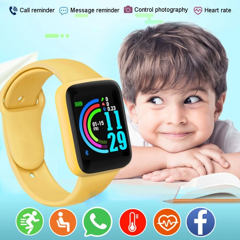 Smart Watch Connected Watch Child Wristbands Heart Rate Monitor Smartwatch Sports Clock Fitness Tracker Children Kids Watch
Smart Watch Connected Watch Child Wristbands Heart Rate Monitor Smartwatch Sports Clock Fitness Tracker Children Kids Watch