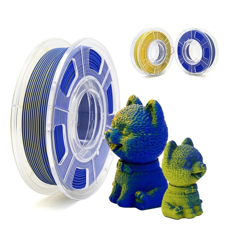 Newest Matt Filament PLA 1kg 1.75mm Filament Dual Color Matt 3D Printing Material Tricolor PLA Matt Filament 3D Printers
Newest Matt Filament PLA 1kg 1.75mm Filament Dual Color Matt 3D Printing Material Tricolor PLA Matt Filament 3D Printers