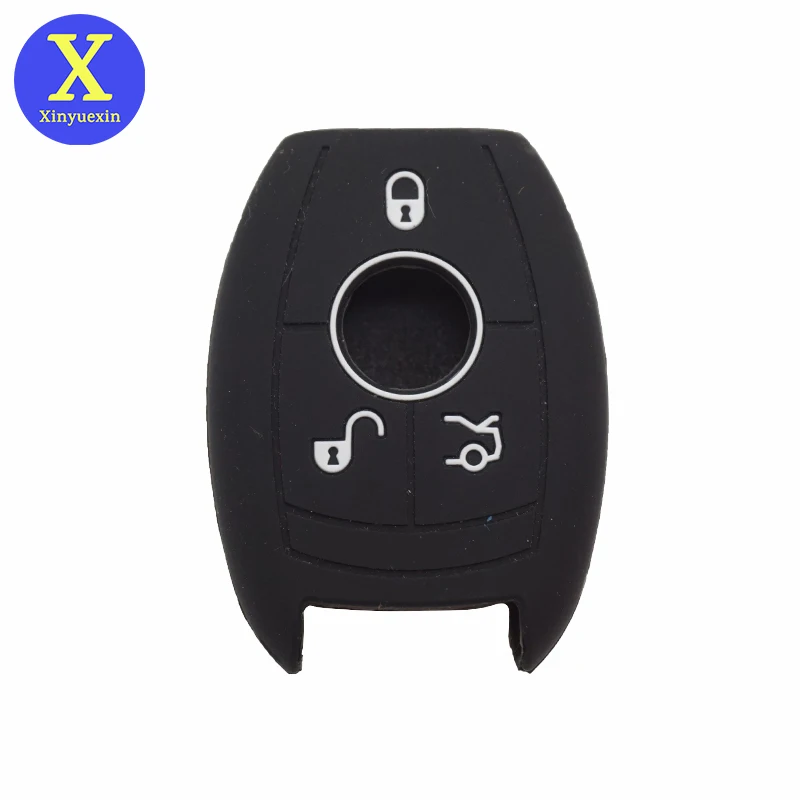 Xinyuexin 3 Button Silicone Car Key Case for Mercedes for Benz CLS CLA AMG GL R SLK A B C S CLK C180 E200 Smart Remote Key Fob
Xinyuexin 3 Button Silicone Car Key Case for Mercedes for Benz CLS CLA AMG GL R SLK A B C S CLK C180 E200 Smart Remote Key Fob