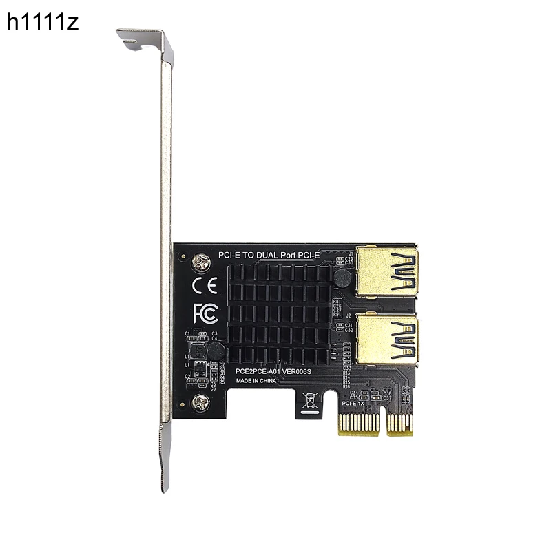 PCIE PCI-E PCI Express Riser Card 1x to 16x 1 to 2 USB 3.0 Slot Multiplier Hub Adapter Riser For Bitcoin Mining Miner BTC Device
PCIE PCI-E PCI Express Riser Card 1x to 16x 1 to 2 USB 3.0 Slot Multiplier Hub Adapter Riser For Bitcoin Mining Miner BTC Device