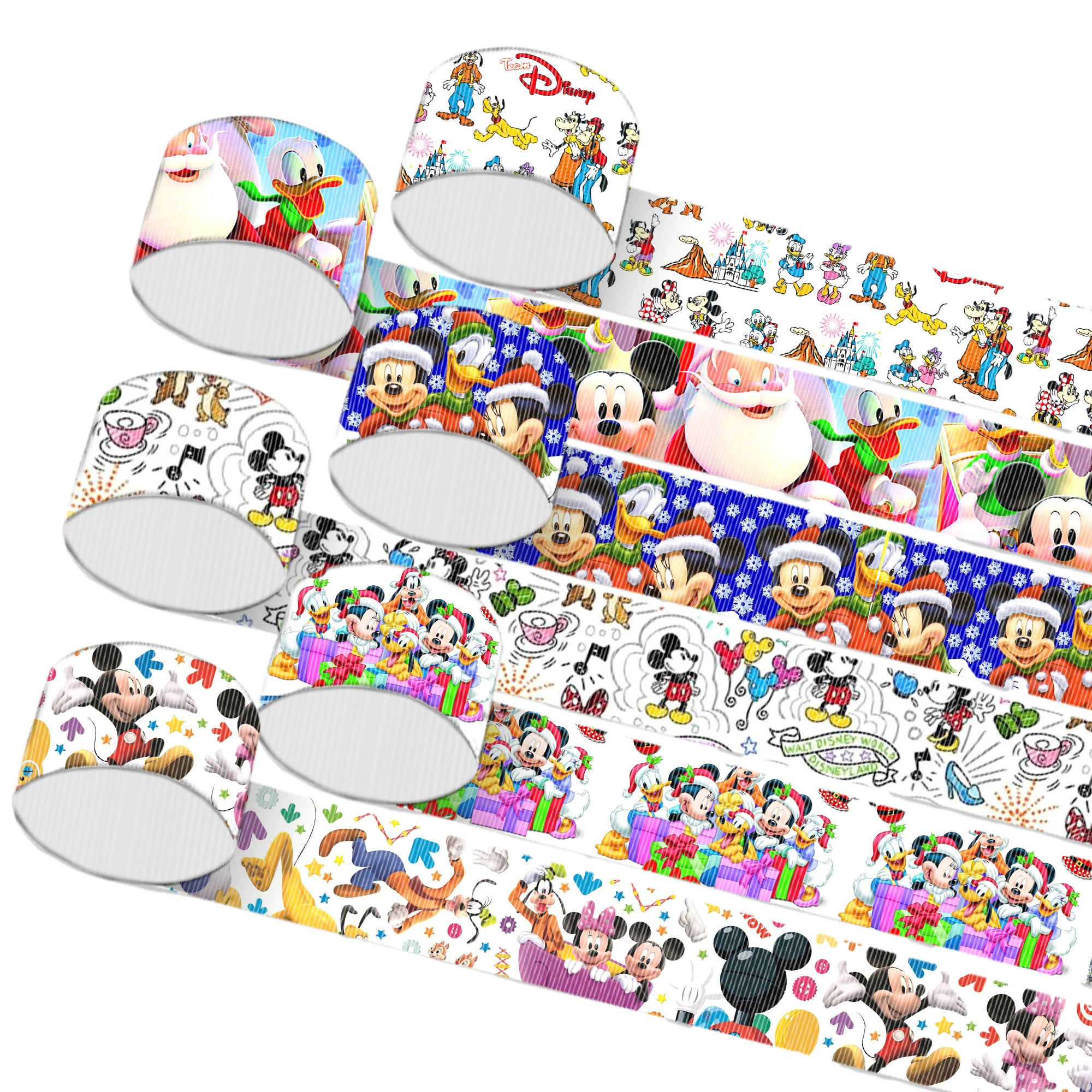Disney Mickey Minnie 9mm/38mm/25mm/22mm Grosgrain Ribbon Wrapping Hair Bow DIY Decoration Gift Packing 50 Yards
Disney Mickey Minnie 9mm/38mm/25mm/22mm Grosgrain Ribbon Wrapping Hair Bow DIY Decoration Gift Packing 50 Yards