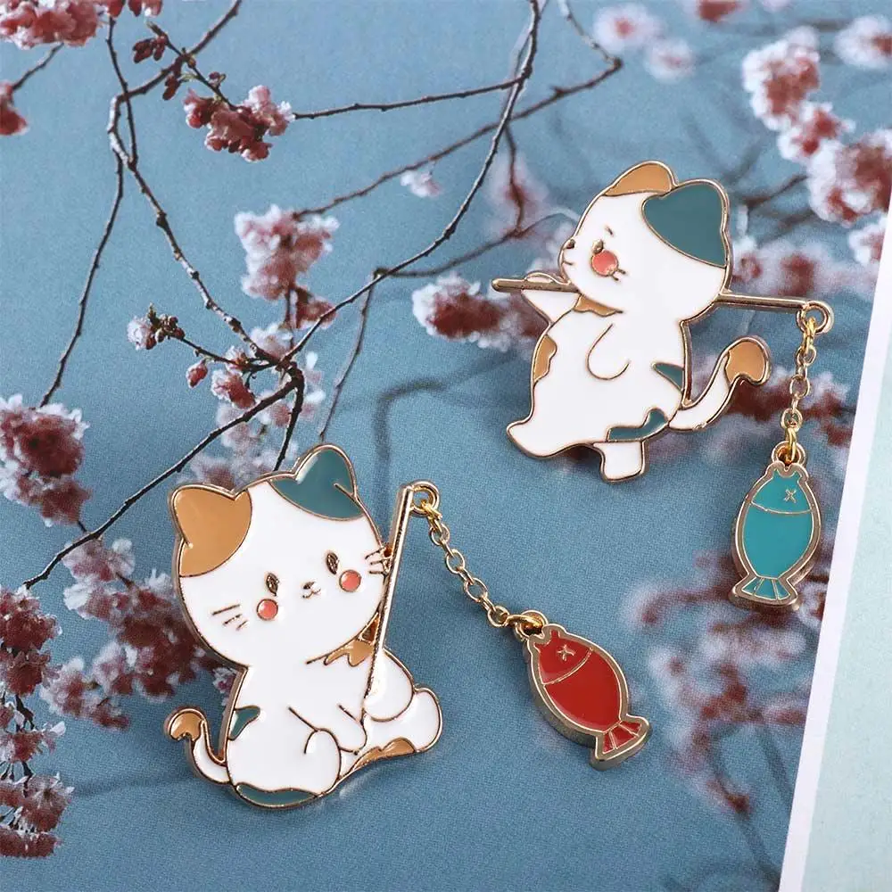 Gift Decoration Gift For Women Men Jewelry Accessories Collar Cat Fishing Brooch Cat Brooch Enamel Brooch Badge Pin
Gift Decoration Gift For Women Men Jewelry Accessories Collar Cat Fishing Brooch Cat Brooch Enamel Brooch Badge Pin
