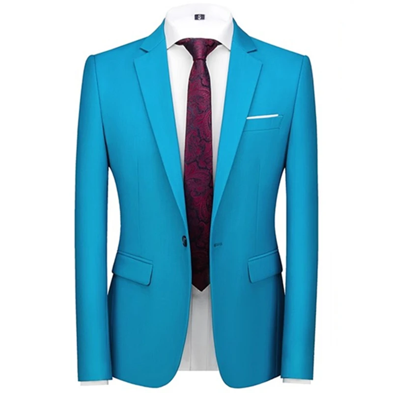 2023 Fashion New Men's Casual Boutique Solid Color Suit Coat / Men's Slim Fit High Quality Business Groom Wedding Blazer Jacket
2023 Fashion New Men's Casual Boutique Solid Color Suit Coat / Men's Slim Fit High Quality Business Groom Wedding Blazer Jacket