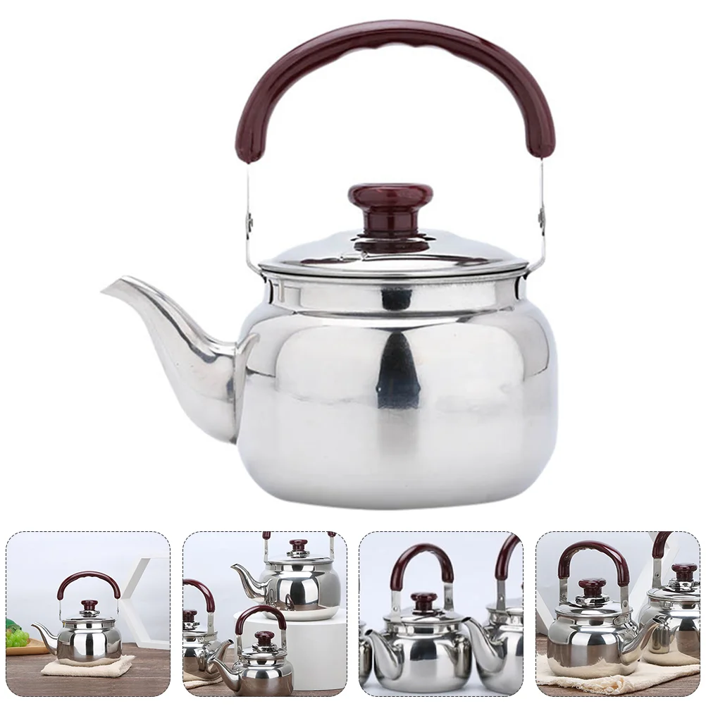 Stainless Steel Coffee Pot Kettle Portable Teakettle Small Steaming Teapot Household Make Whistling
Stainless Steel Coffee Pot Kettle Portable Teakettle Small Steaming Teapot Household Make Whistling