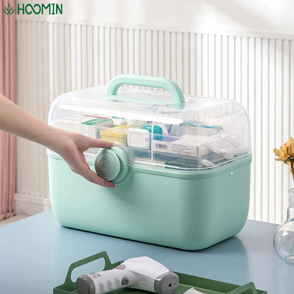 Medicine Storage Box Organizer 3 Tiers Plastic High Capacity Family Emergency Pill Case Portable First Aid Kit Storage Box
Medicine Storage Box Organizer 3 Tiers Plastic High Capacity Family Emergency Pill Case Portable First Aid Kit Storage Box