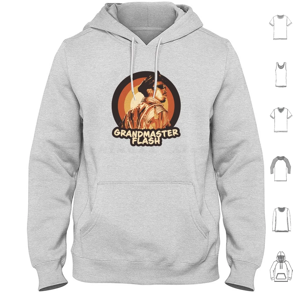Толстовка Grandmaster Flash 80-х в стиле хип-хоп с длинным рукавом
Толстовка Grandmaster Flash 80-х в стиле хип-хоп с длинным рукавом