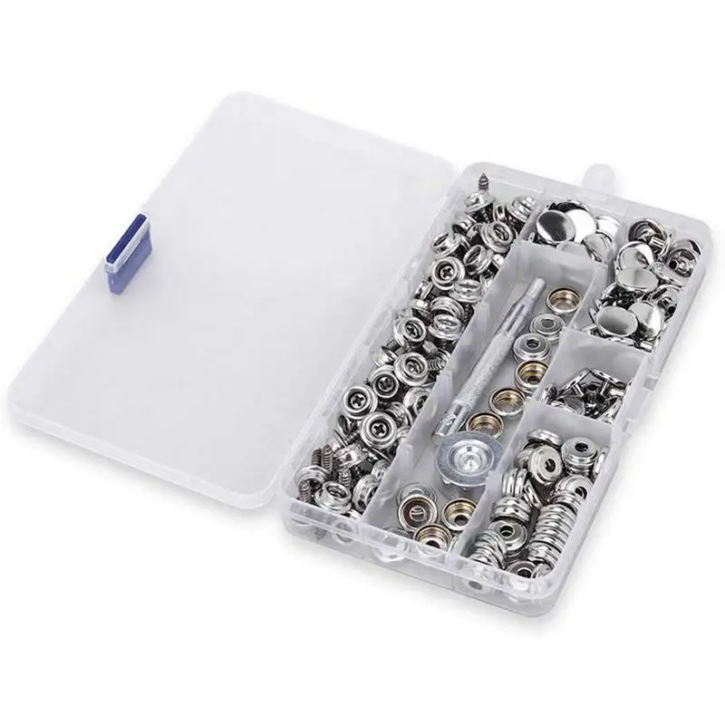 Snap Fasteners Kit 150pcs Canvas Snaps Snap Canva ButtonPrecision Welding Firm Grip Magnetic Design For Leather Clothing
Snap Fasteners Kit 150pcs Canvas Snaps Snap Canva ButtonPrecision Welding Firm Grip Magnetic Design For Leather Clothing