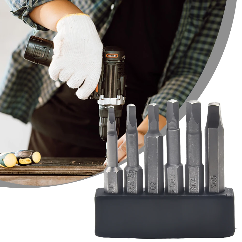 Screwdriver Bit Set Screwdriver Bits Alloy Steel Grey Magnetic Screwdriver SQ1-SQ5 Screwdriver Bit Set Square Head
Screwdriver Bit Set Screwdriver Bits Alloy Steel Grey Magnetic Screwdriver SQ1-SQ5 Screwdriver Bit Set Square Head