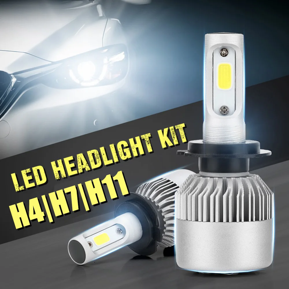 H4 LED H7 LED H11 LED Headlight Bulb COB Car LED Headlights Bulbs Hi/Lo Beam 16000LM 6000K Auto Head Lamp 12V LED Lights for Car
H4 LED H7 LED H11 LED Headlight Bulb COB Car LED Headlights Bulbs Hi/Lo Beam 16000LM 6000K Auto Head Lamp 12V LED Lights for Car
