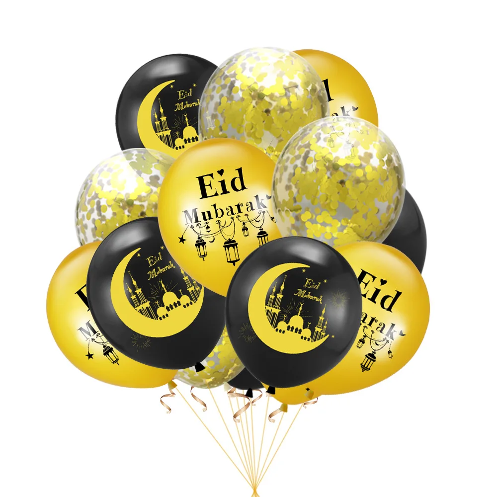 10pcs Eid Mubarak Metal Latex Balloon Ramadan Kareem Decoration Air Globos Ramadan Mubarak Muslim Islamic Festival Party Decor
10pcs Eid Mubarak Metal Latex Balloon Ramadan Kareem Decoration Air Globos Ramadan Mubarak Muslim Islamic Festival Party Decor