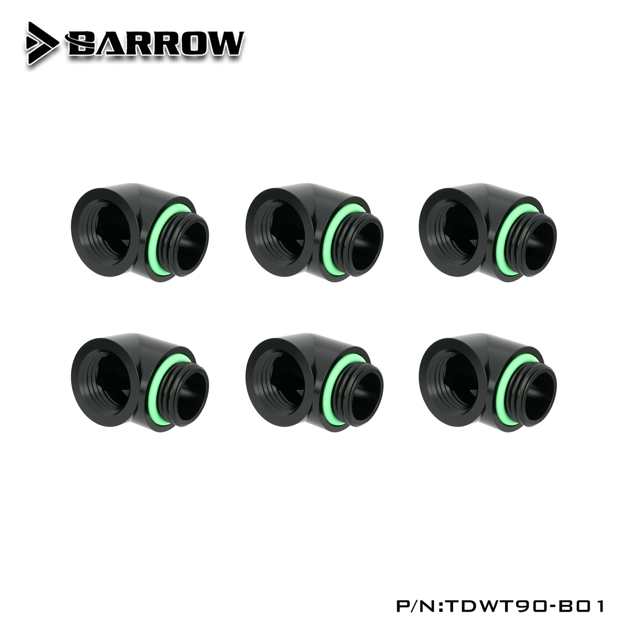 Barrow 4pcs/6pcs G1/4 90 Degree Fittings Elbow,Water Cooling Adaptor,Watercooling Build Fittings Black White Silver TDWT90-B01
Barrow 4pcs/6pcs G1/4 90 Degree Fittings Elbow,Water Cooling Adaptor,Watercooling Build Fittings Black White Silver TDWT90-B01