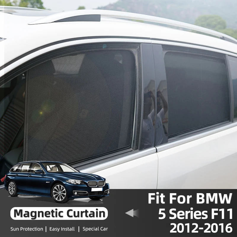 Магнитные автомобильные оконные шторы для BMW 5 Series Touring F11 2010-2016, солнцезащитный экран на солнечной батарее, защитное стекло
Магнитные автомобильные оконные шторы для BMW 5 Series Touring F11 2010-2016, солнцезащитный экран на солнечной батарее, защитное стекло
