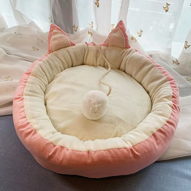 Universal Round Felt Cat Nest Warm Non-slip Dog Kennel Pet Supplies Cat Cushion Cat Bed HouseTent Four Seasons With cool Mat
Universal Round Felt Cat Nest Warm Non-slip Dog Kennel Pet Supplies Cat Cushion Cat Bed HouseTent Four Seasons With cool Mat