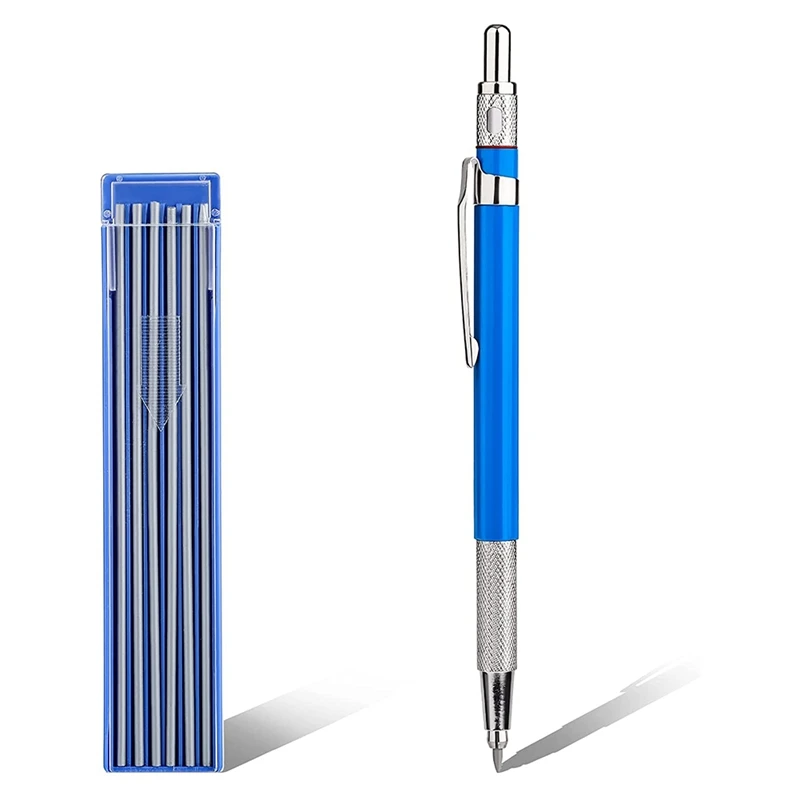 Solid Carpenter Pencil, With 12Pcs Pencils Refills, Mechanical Pencils For Steel Cutting, Automatic Pencils Set 2Mm
Solid Carpenter Pencil, With 12Pcs Pencils Refills, Mechanical Pencils For Steel Cutting, Automatic Pencils Set 2Mm
