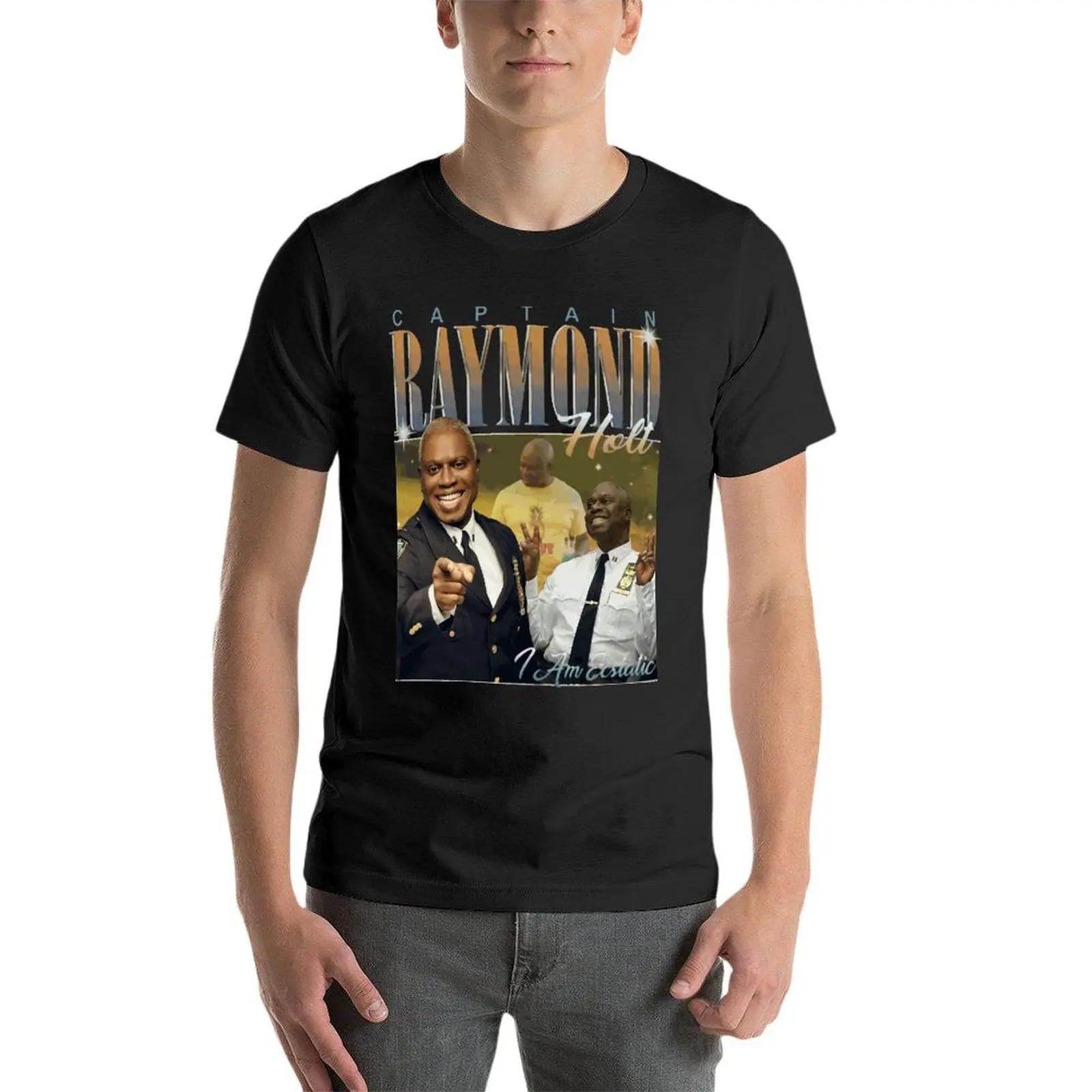 Vintage Captain Raymond Holt Oversized T-Shirts Custom Mens Clothes Short Sleeve Streetwear Plus Size Tops Tee
Vintage Captain Raymond Holt Oversized T-Shirts Custom Mens Clothes Short Sleeve Streetwear Plus Size Tops Tee