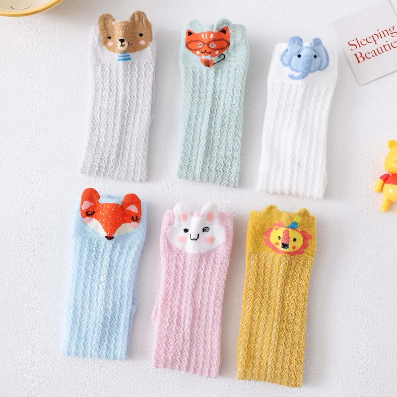 New Summer Baby Girl Socks Cute Cartoon Infant Baby Boys Knee High Socks Newborn Mesh Breathable Stockings for 0-3 Years
New Summer Baby Girl Socks Cute Cartoon Infant Baby Boys Knee High Socks Newborn Mesh Breathable Stockings for 0-3 Years