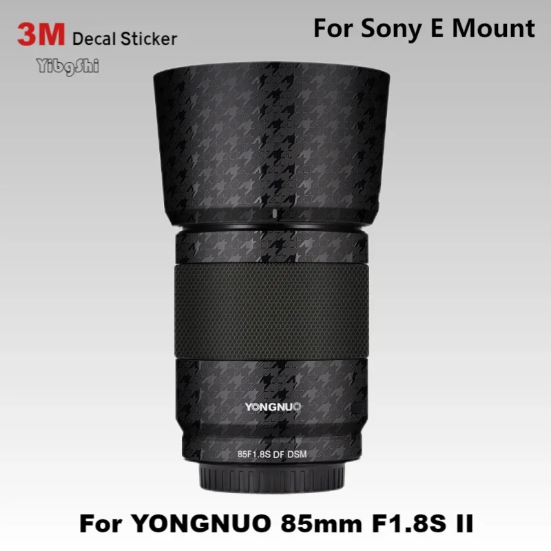 Для YONGNUO 85 мм F1.8S II DF DSM наклейка виниловая пленка для объектива защитная YN85 YN85mm 1.8