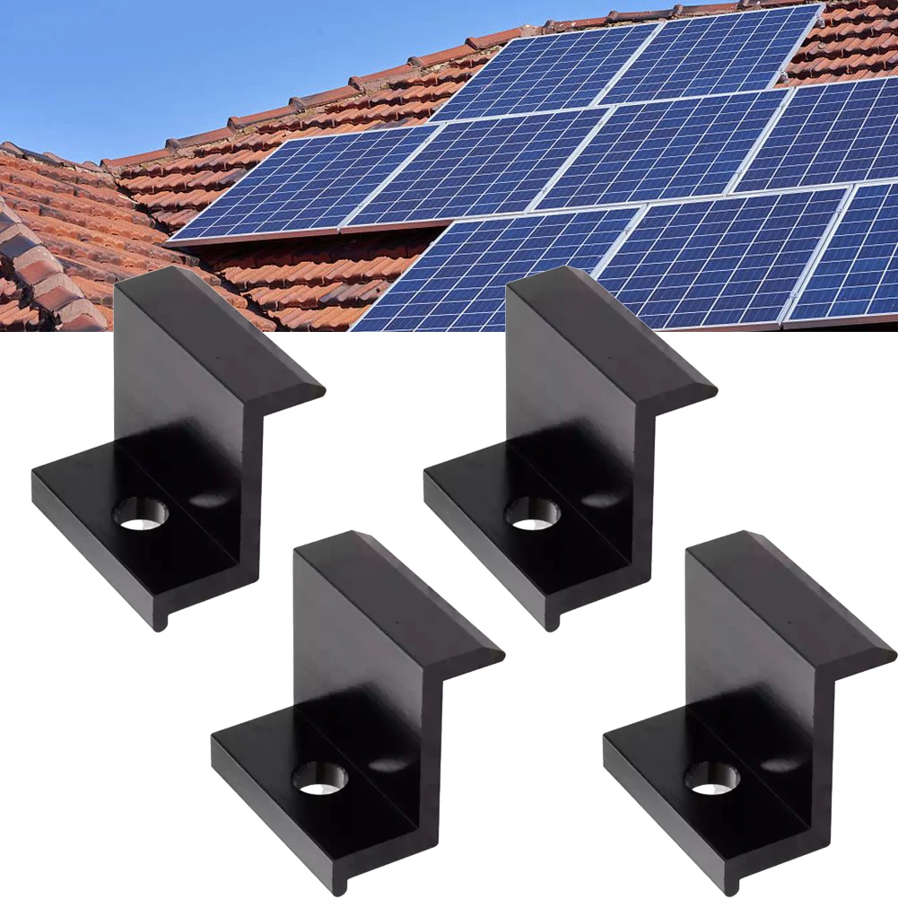 4Pcs Solar Panel Mounting Fixing Clamp Adjustable Z Bracket Metal End Clamp PV Panel Clip For Solar System Install Accessories
4Pcs Solar Panel Mounting Fixing Clamp Adjustable Z Bracket Metal End Clamp PV Panel Clip For Solar System Install Accessories