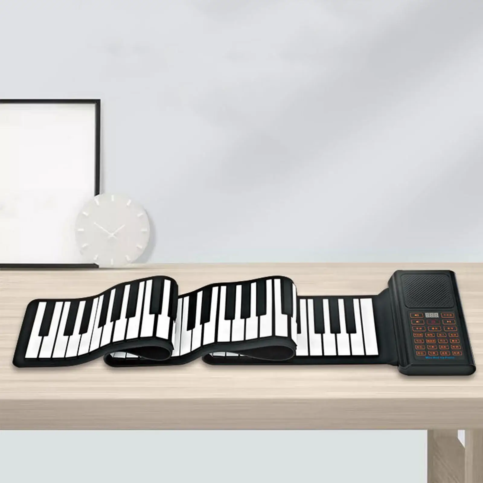 Roll up 88 Keys Piano Keyboard Educational Kids Hand Roll Piano Electric Hand Roll Piano Keyboard for Living Room Travel Kids
Roll up 88 Keys Piano Keyboard Educational Kids Hand Roll Piano Electric Hand Roll Piano Keyboard for Living Room Travel Kids