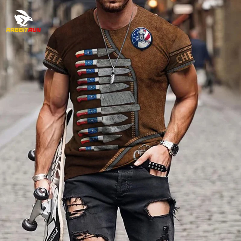 Chef Shirt Men's T-shirts 3D Custom Printed Men's Clothing O-Neck Oversized Cheap Short Sleeve Tops Fashion Punk Streetwear 6xl
Chef Shirt Men's T-shirts 3D Custom Printed Men's Clothing O-Neck Oversized Cheap Short Sleeve Tops Fashion Punk Streetwear 6xl