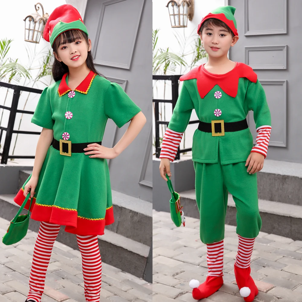 Christmas Santa Clause Children Green Elf Girls Costume Festival Lovely Baby New Year Clothing Fancy Dress Xmas Party Dress Up
Christmas Santa Clause Children Green Elf Girls Costume Festival Lovely Baby New Year Clothing Fancy Dress Xmas Party Dress Up