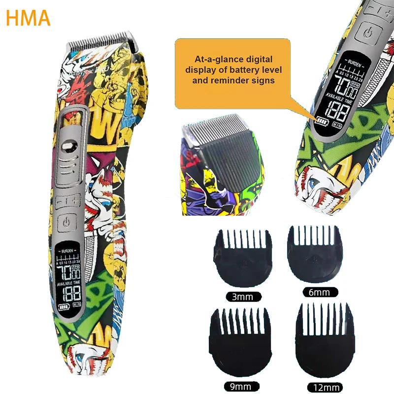 BaByjcscPRO Graffiti Electric Hair Clipper Professional Electric Trimmer Push Clipper Shaving Hair Beard Cutting Machine for Men
BaByjcscPRO Graffiti Electric Hair Clipper Professional Electric Trimmer Push Clipper Shaving Hair Beard Cutting Machine for Men