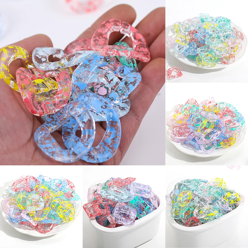 Прозрачные Акриловые скрученные цепи, 5/10 шт./лот, собранные детали, бусины для изготовления ювелирных изделий «сделай сам», аксессуары для б...
Прозрачные Акриловые скрученные цепи, 5/10 шт./лот, собранные детали, бусины для изготовления ювелирных изделий «сделай сам», аксессуары для б...