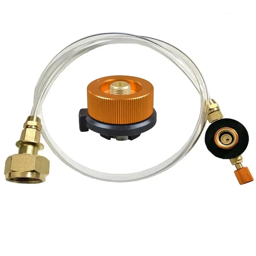 Outdoor Gas Stove Camping Stove Propane Refill Adapter Burner LPG Flat Cylinder Tank Coupler Container Adapter Save Metal Tube
Outdoor Gas Stove Camping Stove Propane Refill Adapter Burner LPG Flat Cylinder Tank Coupler Container Adapter Save Metal Tube