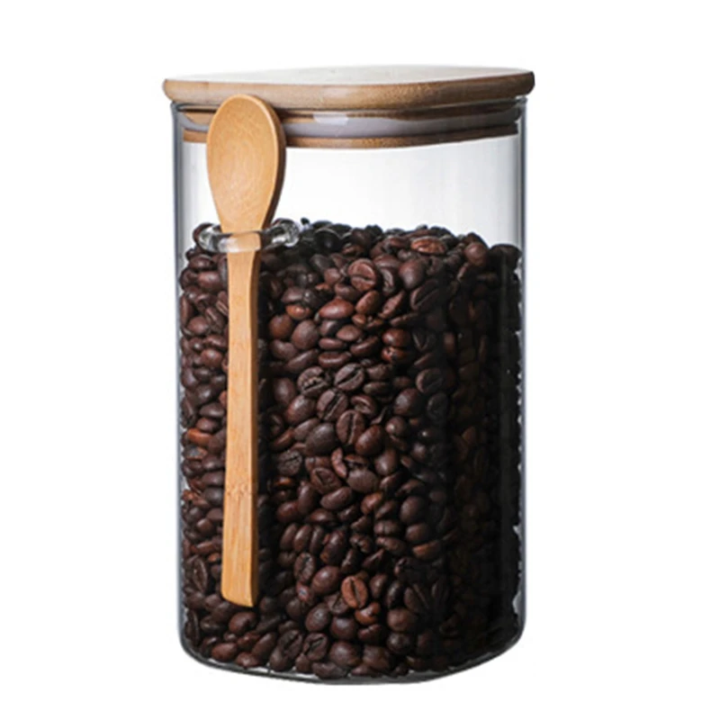 With Spoon Sealed Jar Storage Tank Condiment Coffee Beans Tank Kitchen Supplies Sugar Storage Bottle Tea Box
With Spoon Sealed Jar Storage Tank Condiment Coffee Beans Tank Kitchen Supplies Sugar Storage Bottle Tea Box