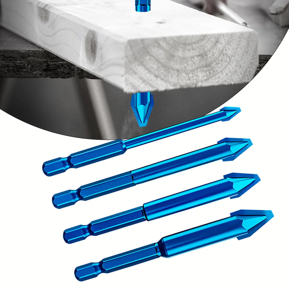 4pcs Hex Shank Triangular Drills Bit For Wood Concrete Tiles Plastics Foam Bricks Hand/bench Drills Tilted Eccentric Drills
4pcs Hex Shank Triangular Drills Bit For Wood Concrete Tiles Plastics Foam Bricks Hand/bench Drills Tilted Eccentric Drills