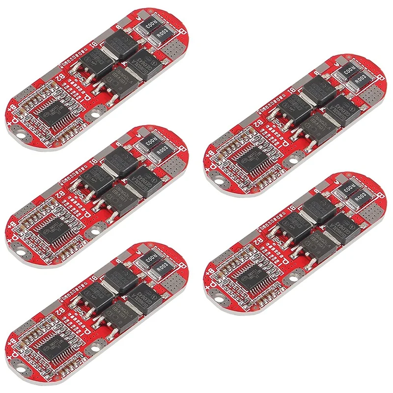 5Pcs BMS 5S 21V 18650 Li-Ion Lithium Battery Protection Board PCM Polymer Lipo Cell Circuit Charging Board Module
5Pcs BMS 5S 21V 18650 Li-Ion Lithium Battery Protection Board PCM Polymer Lipo Cell Circuit Charging Board Module