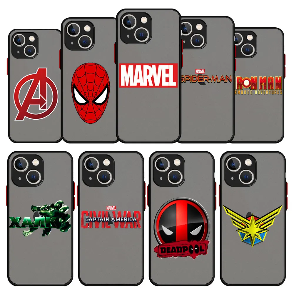 For Apple iPhone 11 13 12 Pro Max Mini X XR XS Max 6 6S 7 8 Plus 5 5S SE(2020) Matte Translucent Coque Marvel Avengers Comics
For Apple iPhone 11 13 12 Pro Max Mini X XR XS Max 6 6S 7 8 Plus 5 5S SE(2020) Matte Translucent Coque Marvel Avengers Comics