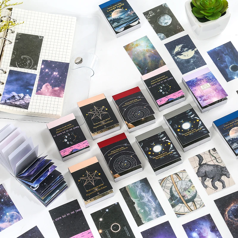 50pcs/pack Cosmic Starry Sky Mini Stickers Book DIY Scrapbooking Junk Journal Collage Photo Album Creative Stationery 
50pcs/pack Cosmic Starry Sky Mini Stickers Book DIY Scrapbooking Junk Journal Collage Photo Album Creative Stationery