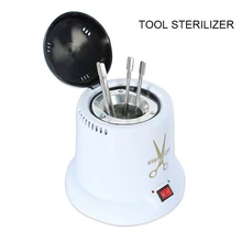 Nail Alcohol Sterilizer Tray Box Disinfector Manicure Implement Tool Nail Art Metal Tools High Temperature Glass Ball Sterilizer