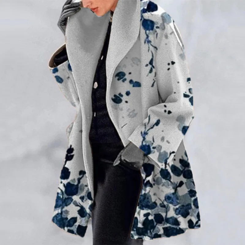 2023 New Mid Length Casual Wool Coat Women Autumn Top Print Long Sleeve Women's Coat
2023 New Mid Length Casual Wool Coat Women Autumn Top Print Long Sleeve Women's Coat
