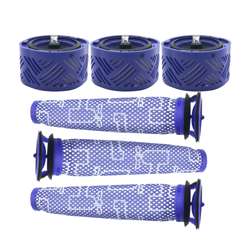 Pre & Post-Motor HEPA Filter for Dyson V6 DC59 Vacuum Cleaner Parts # DY-96674101 & DY-96566101 Kit
Pre & Post-Motor HEPA Filter for Dyson V6 DC59 Vacuum Cleaner Parts # DY-96674101 & DY-96566101 Kit