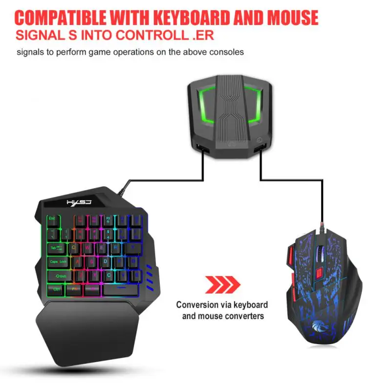 Game Controller Converter Professional Fashion Rgb Cool Led Color Backlight For / One/ps3/ 360/n-switch
Game Controller Converter Professional Fashion Rgb Cool Led Color Backlight For / One/ps3/ 360/n-switch