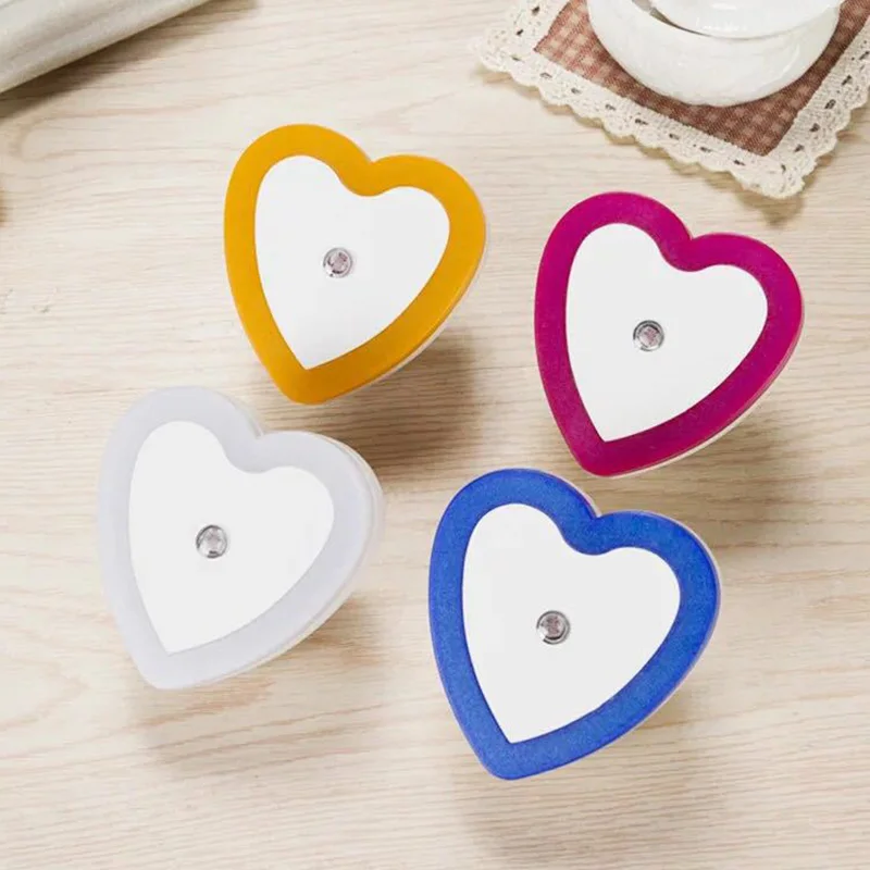 LED Night Light Lamp Bulbs Mini Heart Night Lights Smart Light Sensor EU US Plug 110V-240V Universal Room Home Corridor
LED Night Light Lamp Bulbs Mini Heart Night Lights Smart Light Sensor EU US Plug 110V-240V Universal Room Home Corridor