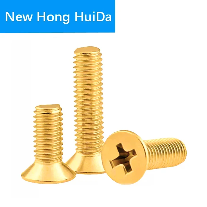 M2 M2.5 M3 M4 M5 M6 Brass Phillips Flat Head Machine Screw Metric Thread Cross Recessed Countersunk Metal Bolt
M2 M2.5 M3 M4 M5 M6 Brass Phillips Flat Head Machine Screw Metric Thread Cross Recessed Countersunk Metal Bolt
