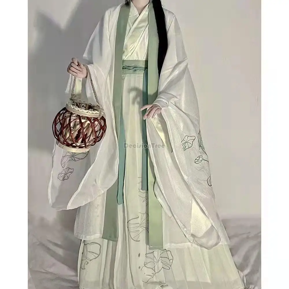 2023 chinese traditional ancient weijin dynasty clothes women men retro hanfu daily loose style printed fairy hanfu costume g626
2023 chinese traditional ancient weijin dynasty clothes women men retro hanfu daily loose style printed fairy hanfu costume g626